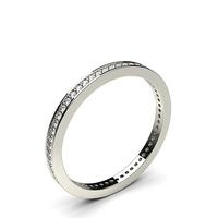 Pave Setting Full Eternity Diamond Ring