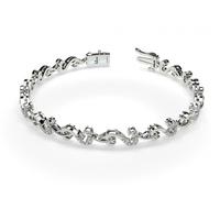 Pave Setting Round Diamond Designer Bracelet