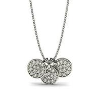 Pave Setting Round Diamond Designer Pendant