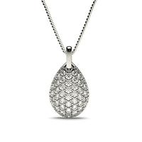 Pave Setting Round Diamond Designer Pendant