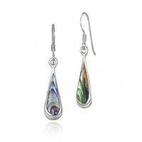 Paua Shell Teardrop Earrings