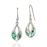 Paua Shell Drop Earrings