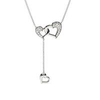 Pave Setting Round Diamond Heart Pendant