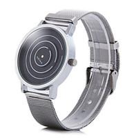 Paidu 58890 Rotational Japan Quartz Watch Steel Net Band Round Dial for Men Wrist Watch Cool Watch Unique Watch