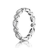 PANDORA Silver And Cubic Zirconia Alluring Briliant Marquise Ring