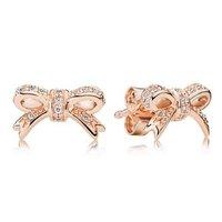 PANDORA Rose Bow Stud Earrings