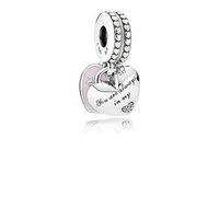 PANDORA Mother and Daughter Hearts Charm