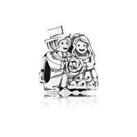 PANDORA Silver Bride and Groom Charm