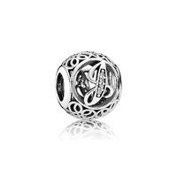 pandora silver vintage letter j charm