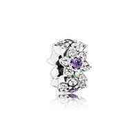 PANDORA Silver Forget Me Not Spacer