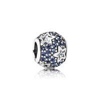 PANDORA Midnight Blue Crystal Pavé Star Charm