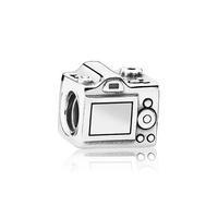 PANDORA Silver and Zirconia Camera Charm