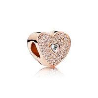 PANDORA Rose Sweetheart Charm