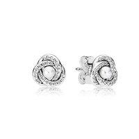 PANDORA Luminous Knot Stud Earrings