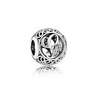 PANDORA Silver Vintage Letter G Charm