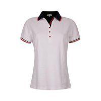 Patricia Club Golf Shirt - White/Navy (A7)