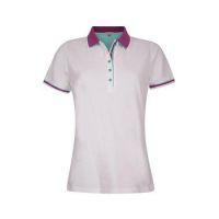 patricia club golf shirt whiteviolet a7