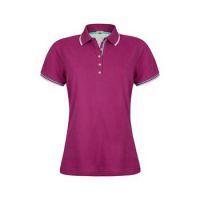 Patricia Club Golf Shirt - Violet/White (A7)