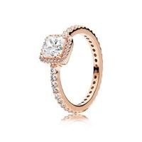PANDORA Timeless Elegance Crystal Rose Ring