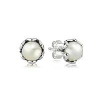 PANDORA Cultured Elegance Pearl Studs