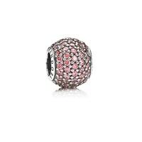 PANDORA Pink Pavé Lights Charm