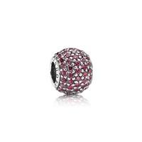 pandora red pav lights charm