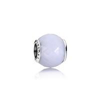 pandora opalescent geometric faceted charm