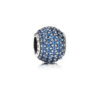 pandora blue pav lights charm