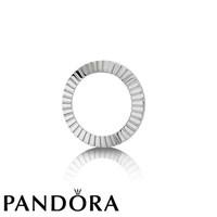 PANDORA Imagine Silver Tone Watch Bezel With Engraved Texture