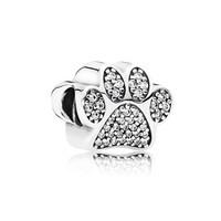 pandora paw prints charm