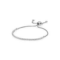 PANDORA Silver Drop Crystal Bracelet