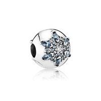 PANDORA Crystallised Snowflake Clip