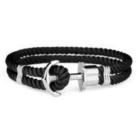 Paul Hewitt Black & Silver Phrep Bracelet