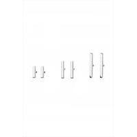 pack of 3 silver bar earrings