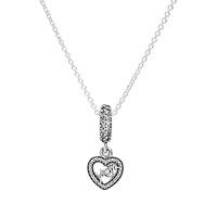 PANDORA Silver Centre of My Heart Necklace CN063