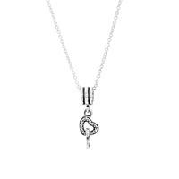 PANDORA Silver Intertwined Hearts Pendant CN028