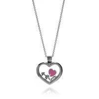PANDORA Petite Memories Floating Love Heart Locket Complete Necklace CL027