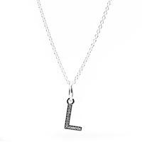 PANDORA Sparkling Alphabet L Necklace CN043