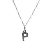 PANDORA Sparkling Alphabet P Necklace CN047