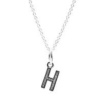 PANDORA Sparkling Alphabet H Necklace CN039
