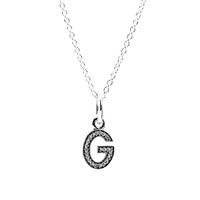 PANDORA Sparkling Alphabet G Necklace CN038