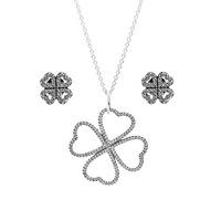 pandora silver petals of love jewellery set cs006