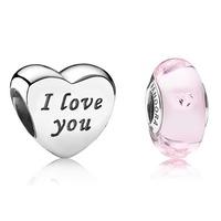 pandora i love you charm set bb130