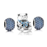 PANDORA Blue For A Boy Charm Set BB62