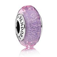PANDORA Purple Shimmering Glass Charm 791651
