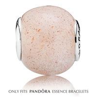PANDORA Essence Silver Pink Stone LOVE Bead 796009MSP