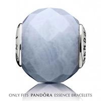 PANDORA Essence Silver Blue Agate PATIENCE Charm 796044BLA