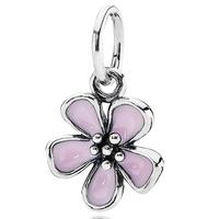 PANDORA Silver Cherry Blossom Flower Pendant 390347EN40