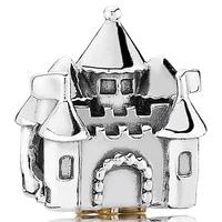 pandora silver 14ct fairytale castle charm 791133pcz