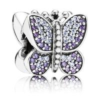 PANDORA Silver Sparkling Butterfly Charm 791257ACZ